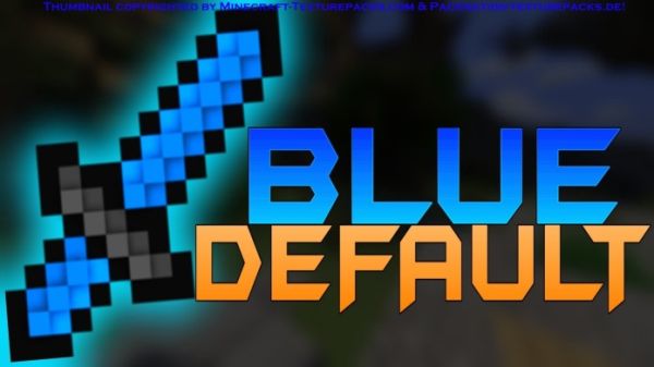 Minecraft PvP Texture Pack Blue Default HIGH FPS 1.7.X 1.8 