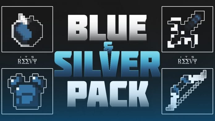 Blue & Silver PvP Texture Pack Blue & Silver PvP Texture Pack