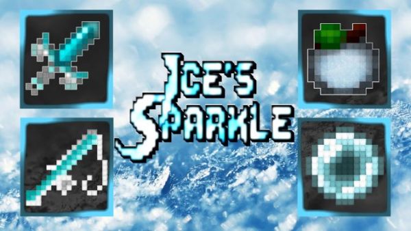 Minecraft PvP Texture Pack Ice Sparkle 256x256 - PvP 