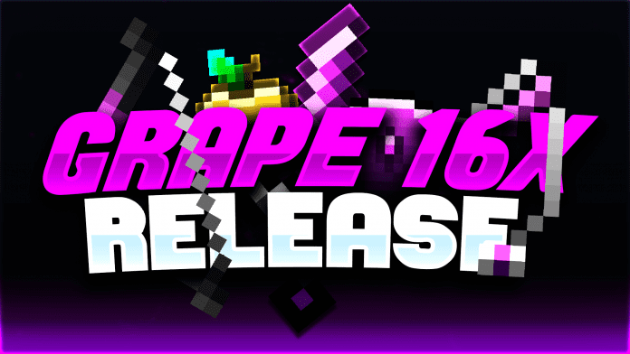 Grape PvP Texture Pack [16x][Fast FPS] - iSparkton Custom 