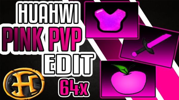 Huawi Pink PvP Resource Pack 1.8.9 - Cool Resource Pack