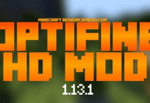 Optifine Mod 1.13, 1.12.2, 1.11, 1.10 Ultra HD for 