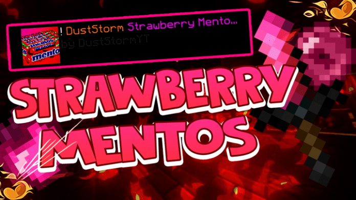 Strawberry Mentos PvP Texture Pack