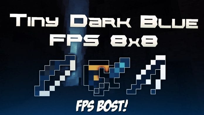 Tiny Dark Blue FPS PvP Texture Pack Tiny Dark Blue FPS PvP Texture Pack