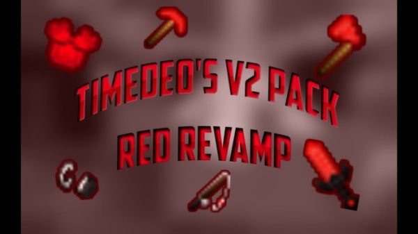 TimeDeo 2k Pack Revamp RED Re-color PvP Texture Pack - Great