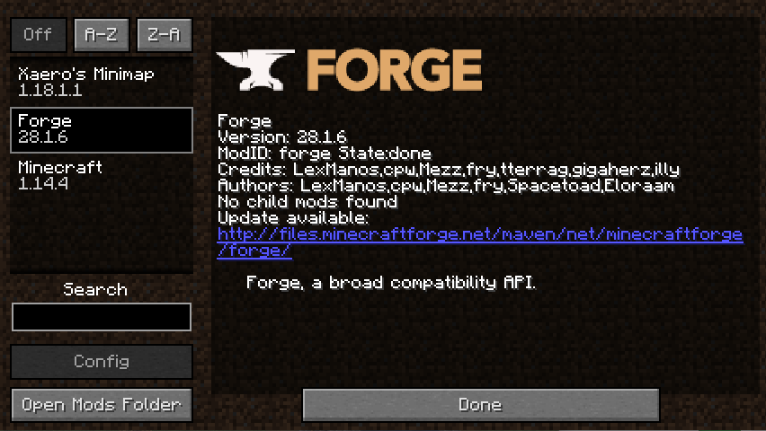 Minecraft Forge 1.14.4 - 2