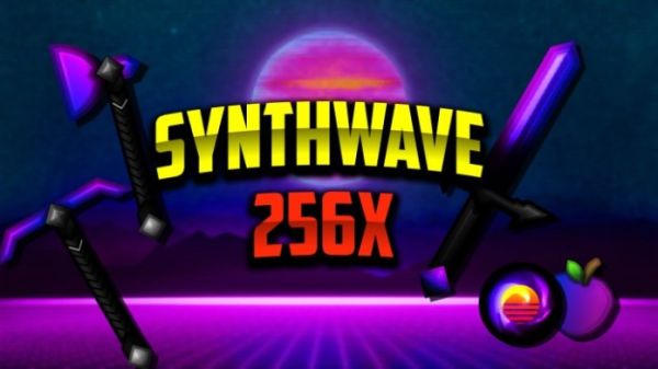 Synthwave 1.14.4 256x PvP UHC Minecraft Texture Packs - MAIN