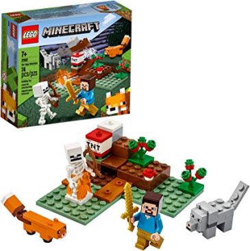 LEGO Minecraft The Taiga Adventure 21162 Brick Building Toy for Kids - Best Minecraft Toys 2020