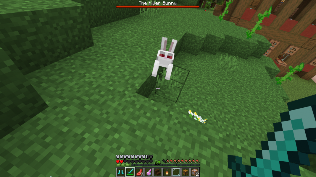 Minecraft killer. Rabbit Killer Minecraft.
