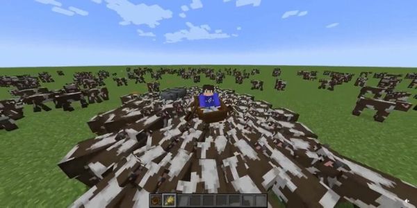 cow surfing minecraft - 1