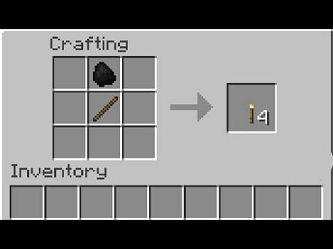 How to Make a Torch in Minecraft - 3