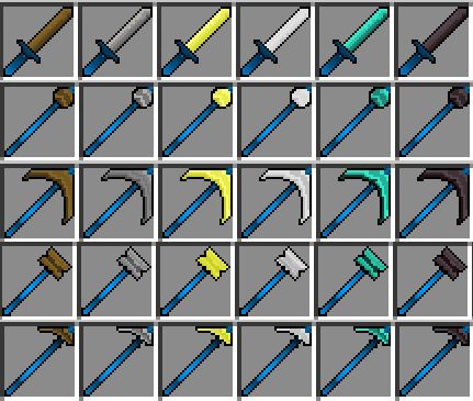 RPG PVP Swords and Tools 1.19.2 - 2